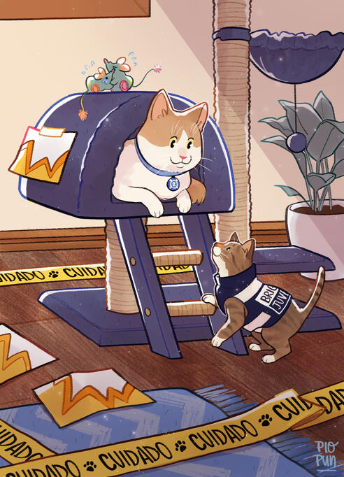 Rescue cat